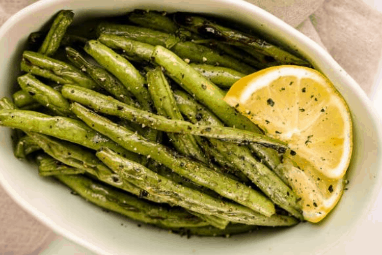 Blistered Grilled Green Beans
