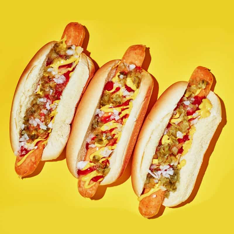 salmon hot dogs: it's a hot dog. it's salmon too.