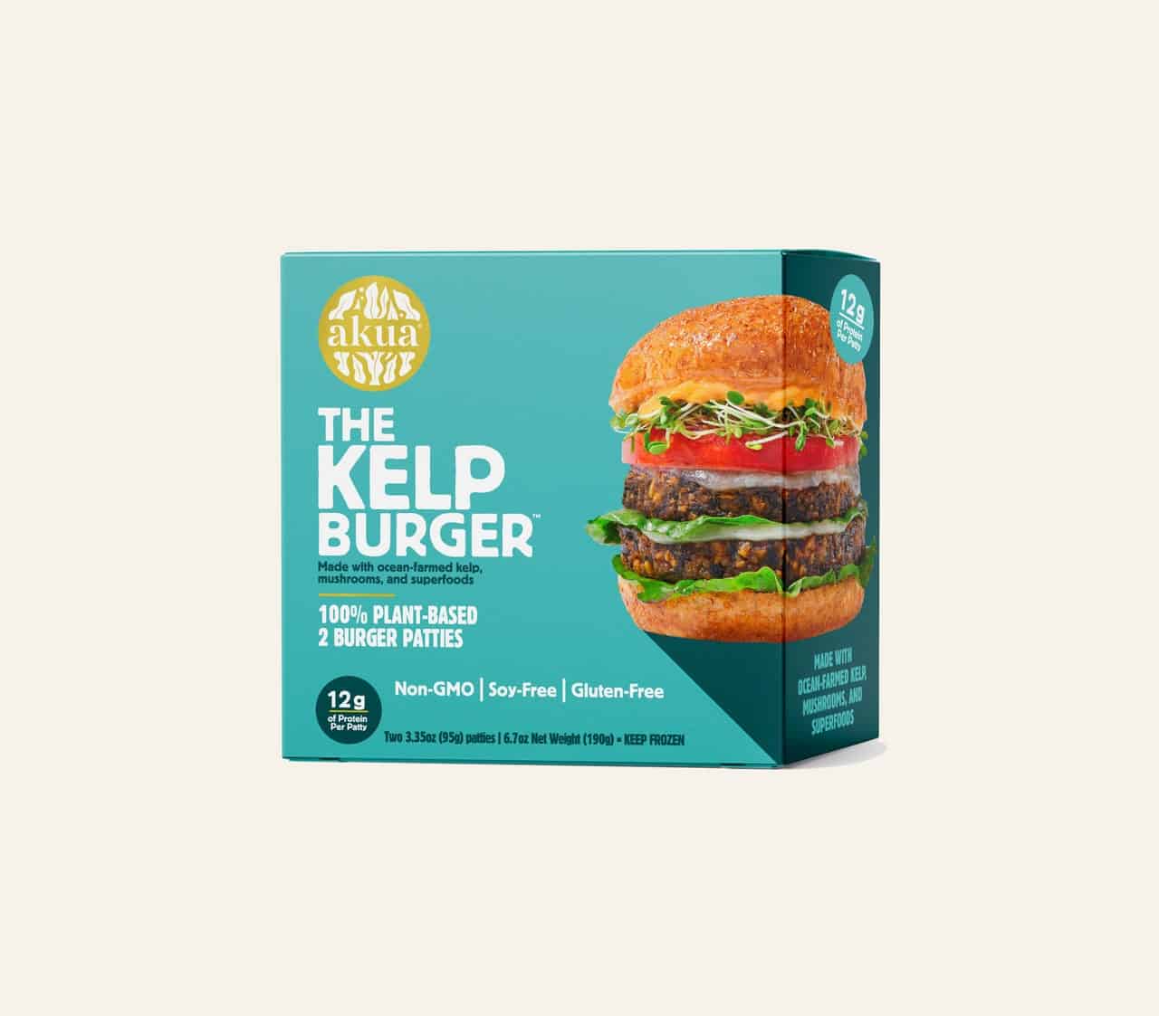 of all veggie burgers, the best is made from kelp