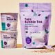 oatmeal is boring, but this taro bubble tea oatmeal is