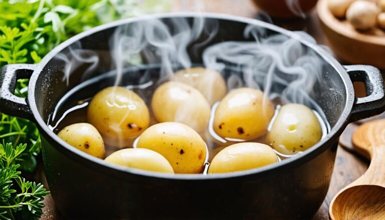 boiling potatoes in cold water