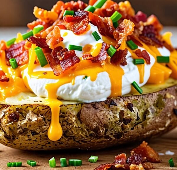 gourmet baked potato toppings