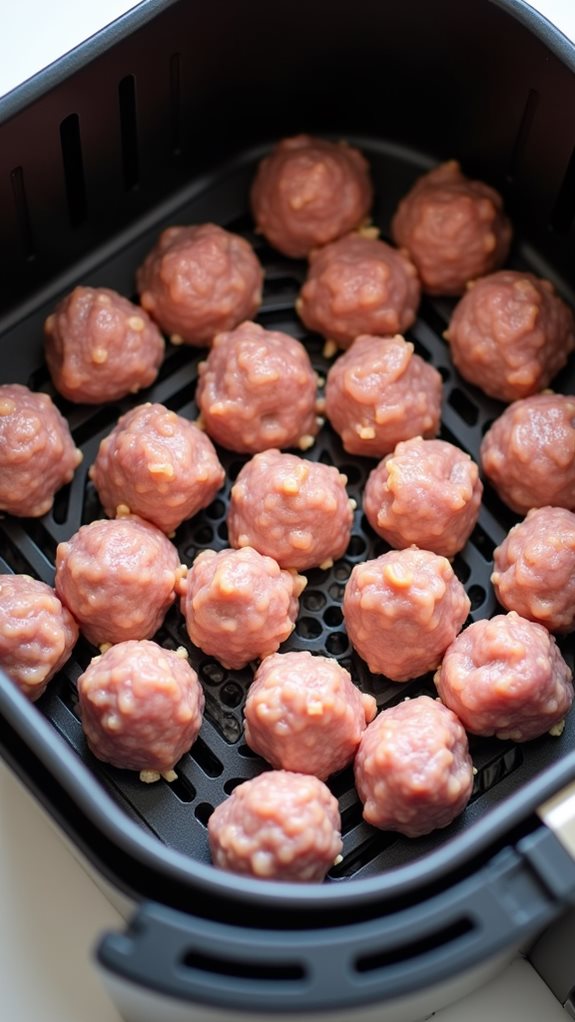 add meatballs to basket