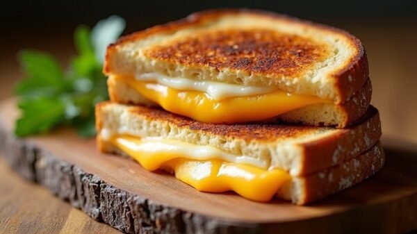 gourmet twist on grilled cheese