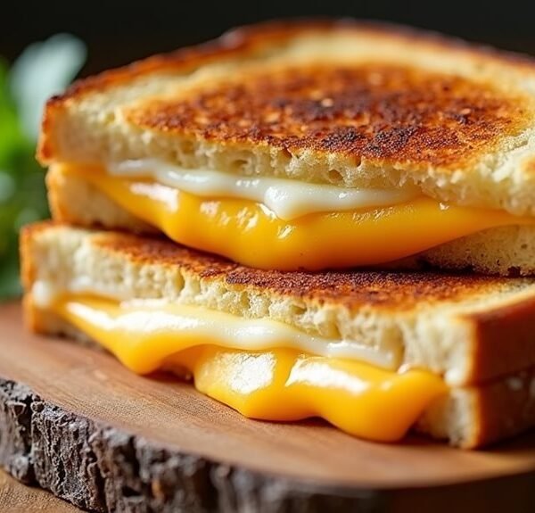 gourmet twist on grilled cheese