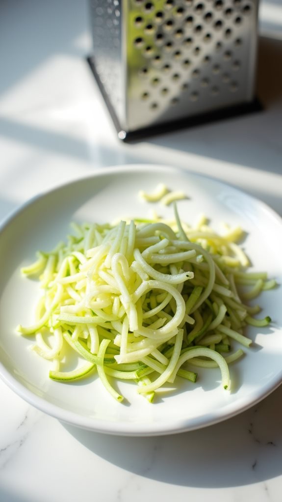 grate vegetables for cooking