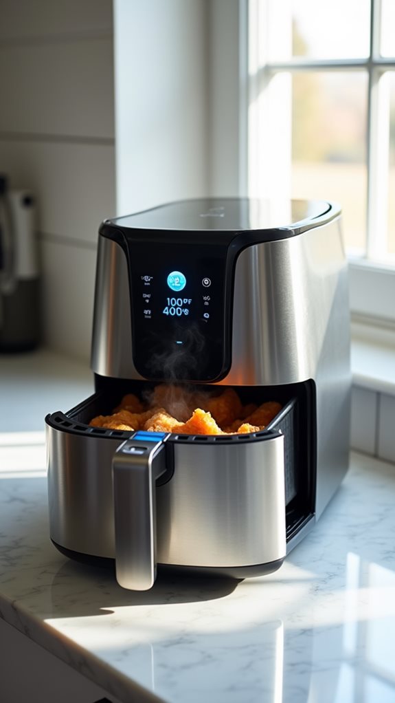 prepare air fryer temperature