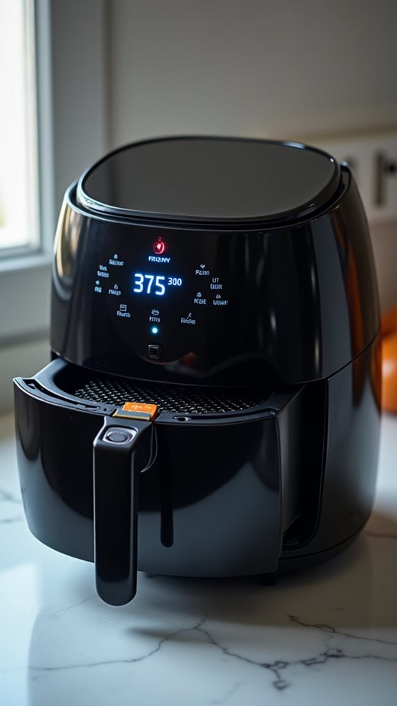 preparing air fryer temperature