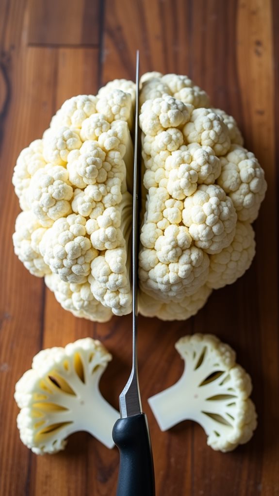 slice the dough evenly