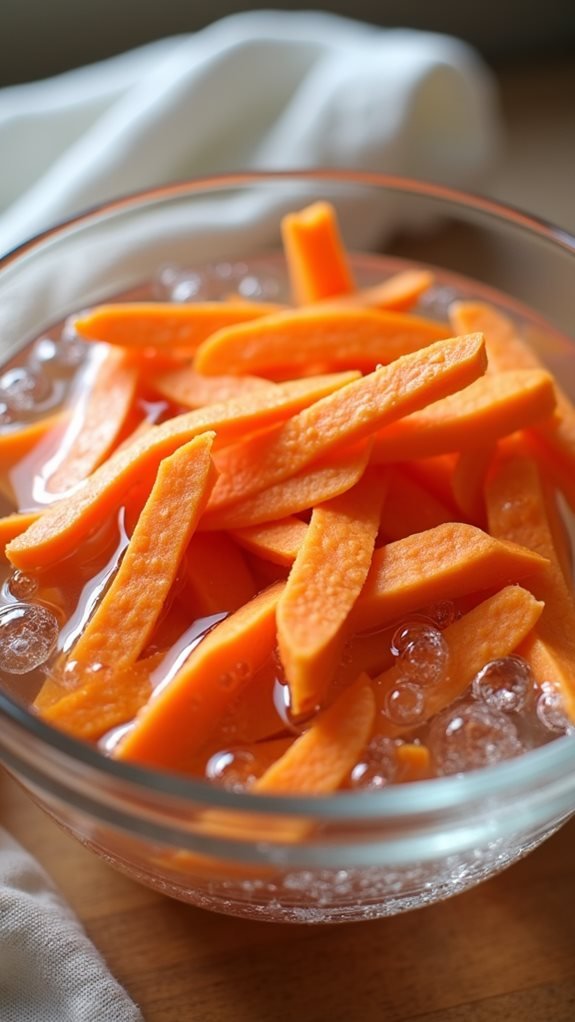 soften potatoes through soaking