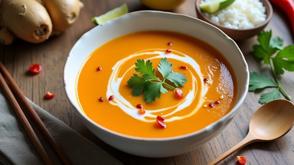 bold flavored pumpkin soup