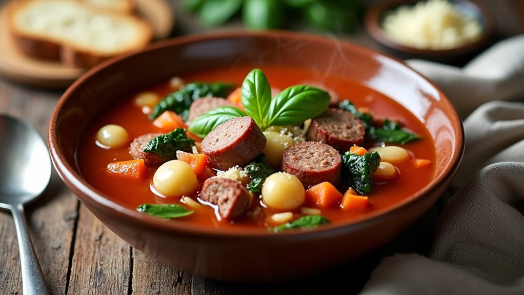 italian sausage gnocchi soup