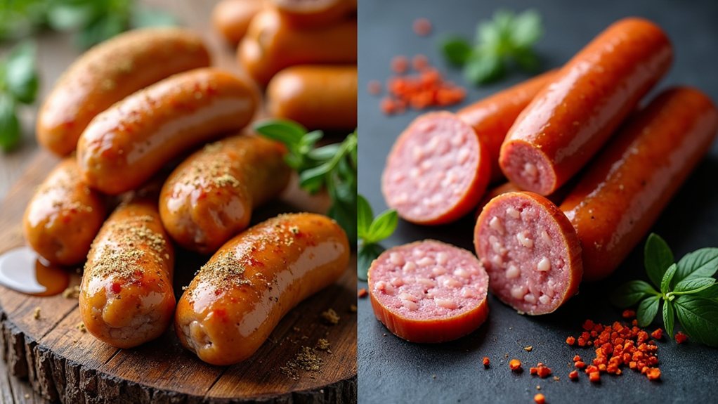 sausage types flavor distinctions